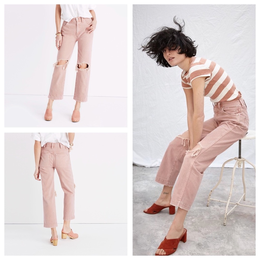 Madewell x Where I Was From Slim Straight Crop